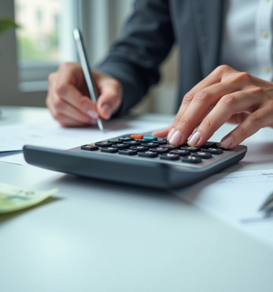 Calculatrice professionnelle billets euros fiche de paie